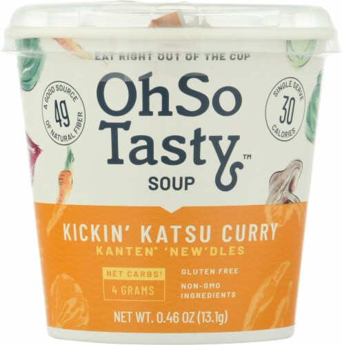 OhSo Tasty Kickin' Katsu Curry Soup Cup Perspective: front