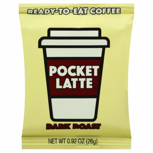 Pocket Latte™ Dark Roast Coffee Bar Perspective: front