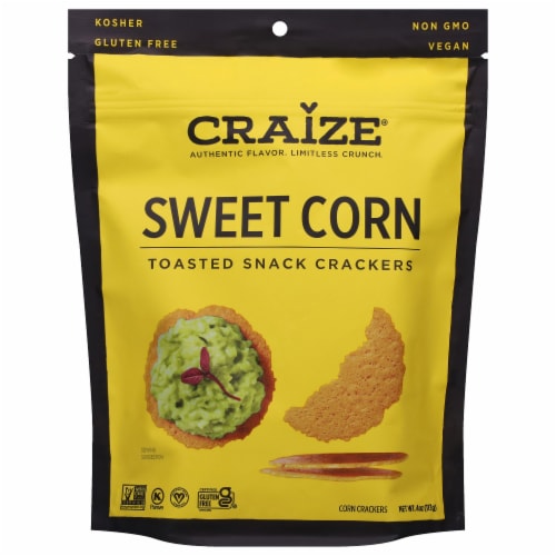 Craize® Sweet Corn Toasted Corn Crisps Perspective: front