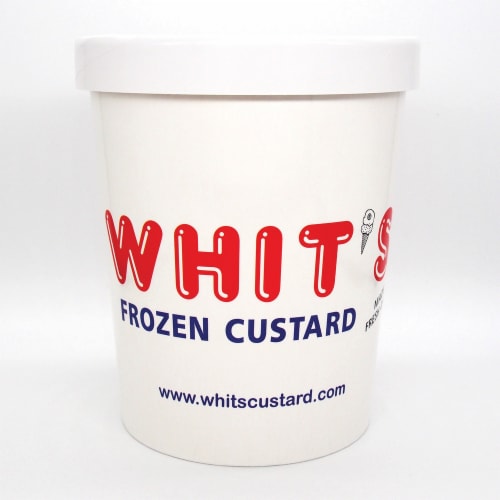 Whit's Johnstown Buckeye Frozen Custard Tub Perspective: front
