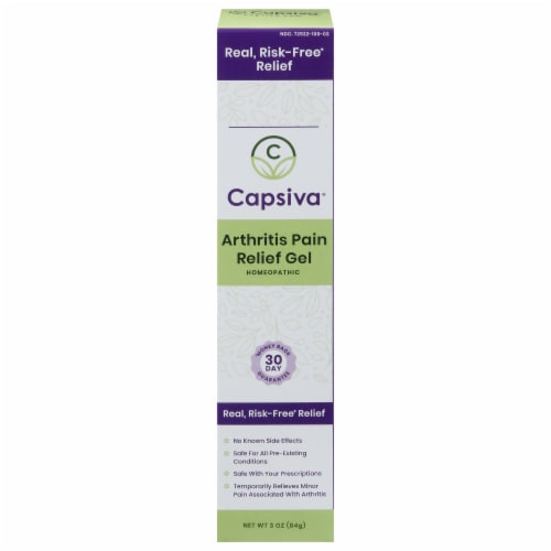 Capsiva - Arthritis Pain Relief Gel -3 oz Perspective: front