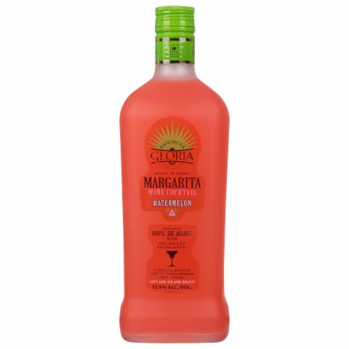 Rancho La Gloria Watermelon Margarita Wine Ready to Drink Cocktail Perspective: front