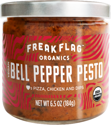 Freak Flag Organics™ Vegan Bell Pepper Pesto Perspective: front