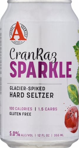 Avery Brewing Co. Cran Raz Sparkle Hard Seltzer Perspective: front