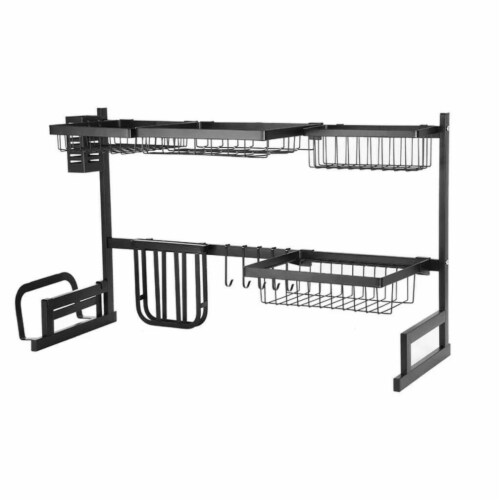 Extra Large Steel Over The Sink Dish Drying Rack Organizer, 1 PC - Fry's  Food Stores