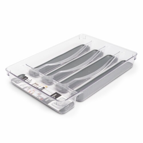 13 x 6 Clear Acrylic Flatware Organizer Tray, 1 Pack Kroger