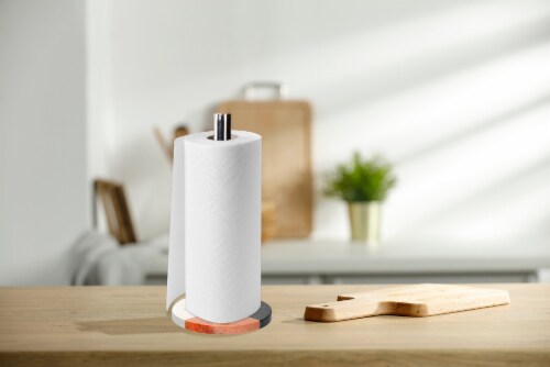 Paper towel holder for large workshop paper towel rolls by