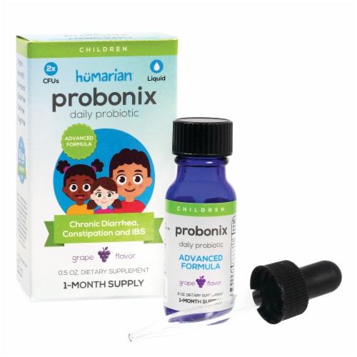 Humarian's organic Children's Grape Advanced Probonix Daily Probiotic Perspective: front