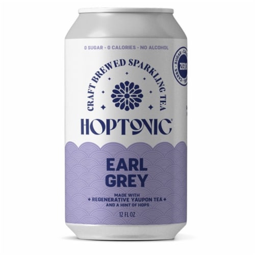 Hoptonic Sparkling Earl Grey Black Tea Perspective: front