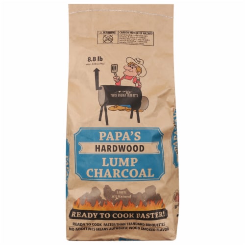 Fiber Energy Products Papa's Hardwood Lump Charcoal Perspective: front