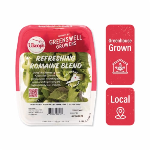 Ukrop's™ Greenswell Growers Refreshing Romaine Blend Lettuce Perspective: front
