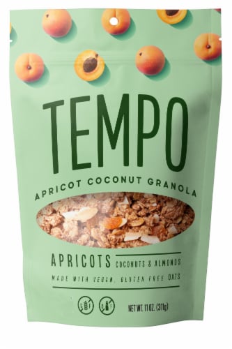 Tempo Aprocot Coconut & Almonds Granola Perspective: front