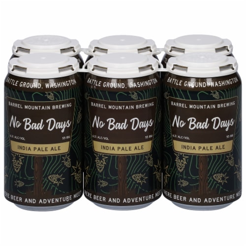 Barrel Mountain Brewing No Bad Days IPA Perspective: front
