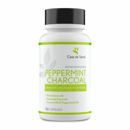 Activated Charcoal, Organic Coconut Oil, Peppermint Oil for IBS Gas