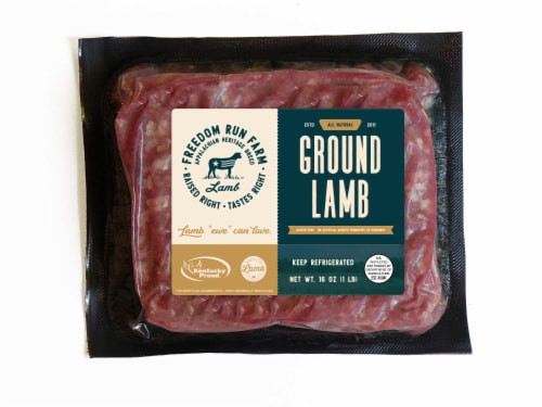 Freedom Run Farm Ground Lamb Perspective: front