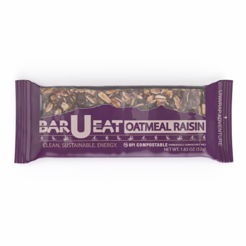 Bar-U-Eat Oatmeal Raisin Granola Bars Perspective: front