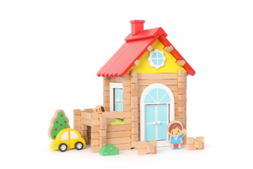 iWood Wooden Building Blocks Perspective: front