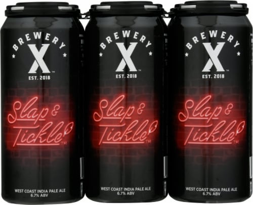 Brewery X™ Slap & Tickle™ West Coast India Pale Ale Perspective: front