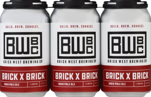 Brick West Brewing Co. Brick X Brick India Pale Ale Perspective: front