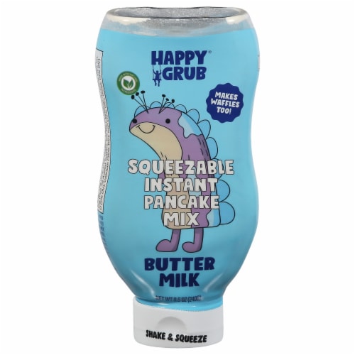 Happy Grub Squeezable Instant Buttermilk Pancakes Perspective: front