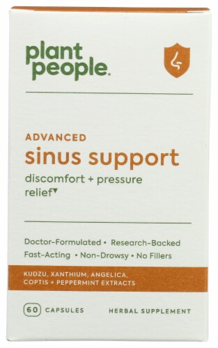 Plant People® Advanced Sinus Support Perspective: front