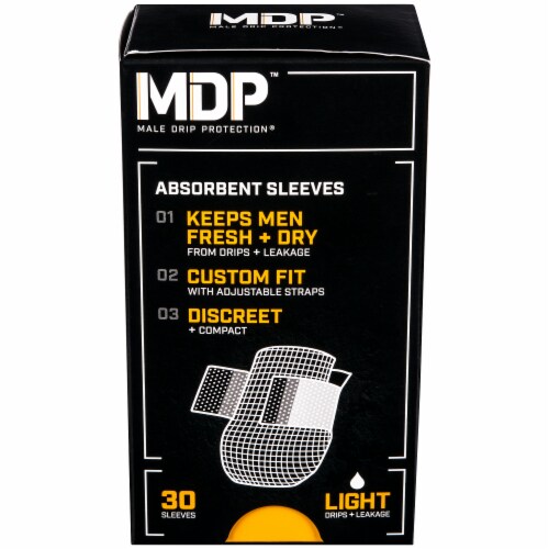 MDP Male Drip Protection Light Absorbent Sleeves Perspective: front