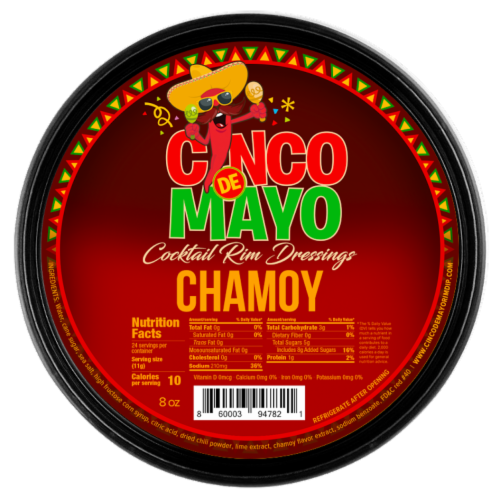 Cinco de Mayo Rim Dip Chamoy Rim Dressing Perspective: front