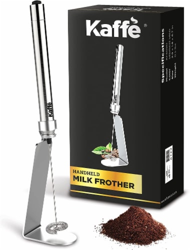 Handheld Milk Frother Whisk with Stand. Stainless Steel Battery Operated  Electric Foamer, 0.6 x 0.6 x 9.75 in - Ralphs