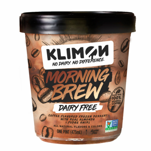 Klimon Morning Brew Dairy Free Frozen Dessert Perspective: front