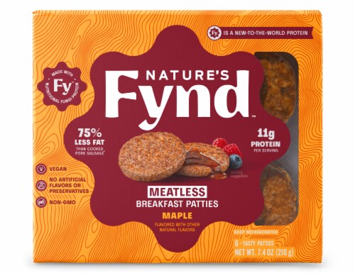 Nature's Fynd™ Maple Meatless Breakfast Patties Perspective: front