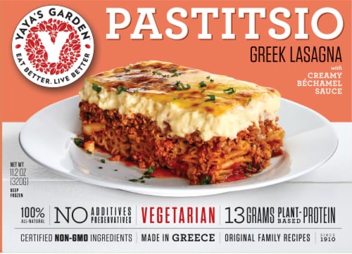Yaya's Garden Pastitsio Greek Lasagne Perspective: front