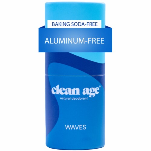 Clean Age® Natural Deodorant Stick Waves Perspective: front