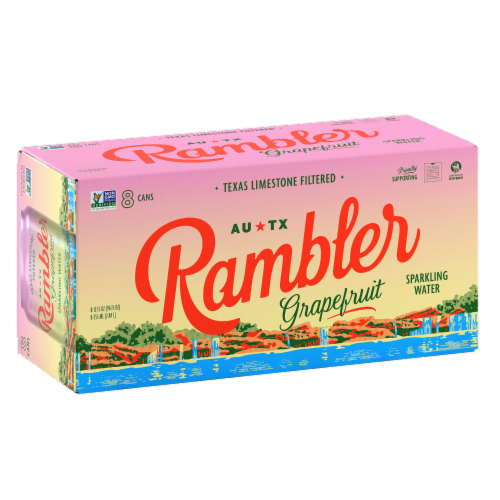 Rambler Grapefruit Sparkling Water Perspective: front