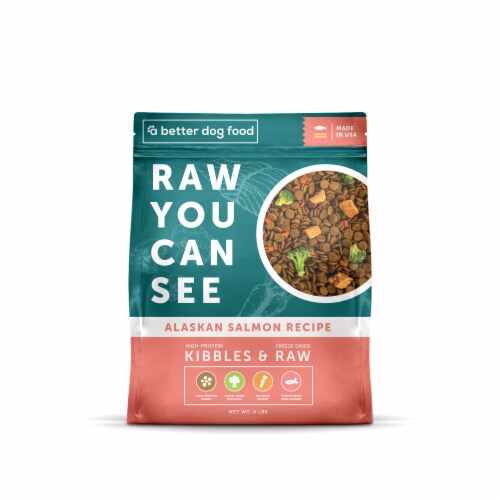 A Better Treat Raw You Can See Alaskan Salmon Recipe Dog Food Perspective: front