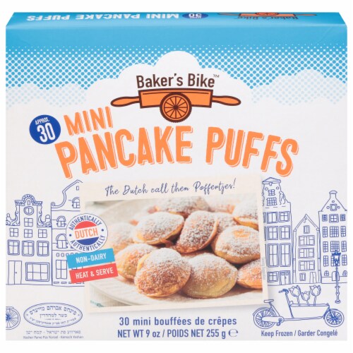 Baker's Bike Mini Pancake Puffs Perspective: front