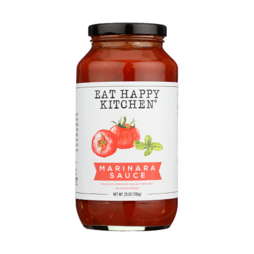 Eat Happy Kitchen® Tomato Basil Marinara Pasta Sauce Perspective: front