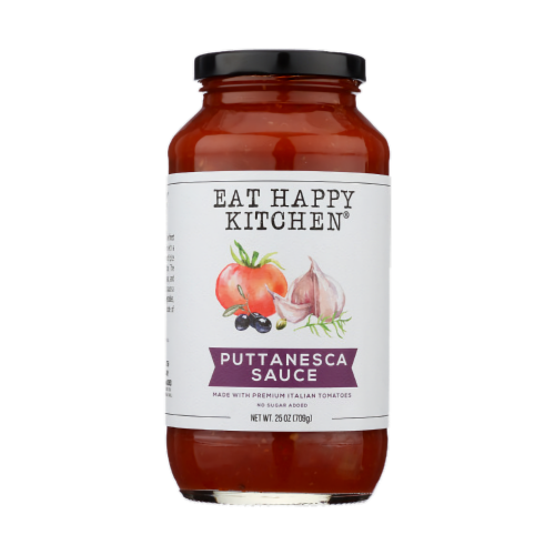 Eat Happy Kitchen® Puttanesca Pasta Sauce Perspective: front