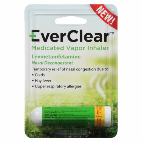 EverClear™ Medicated Vapor Inhaler Perspective: front