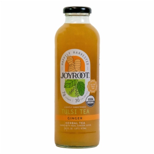 Joyroot Organic Ginger Tulsi Tea Perspective: front