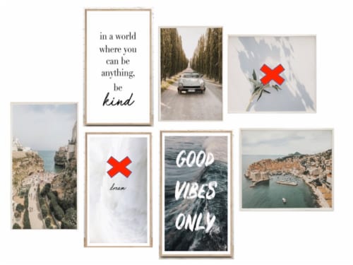 Global Gate International Sentiments Wall Art - Assorted Perspective: front
