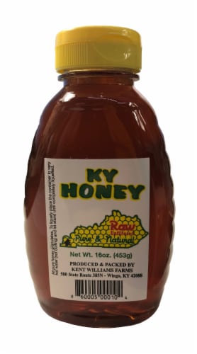 Kentucky Honey Raw Unfiltered Natural Honey Perspective: front
