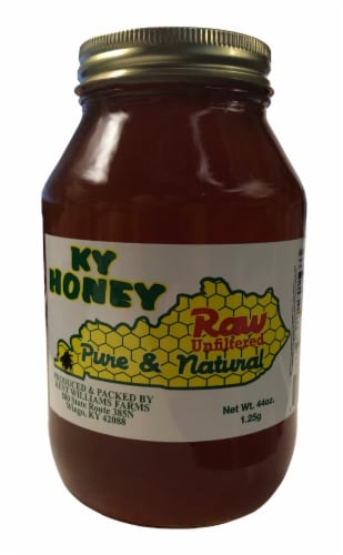 Kentucky Honey Raw Unfiltered Natural Honey Perspective: front