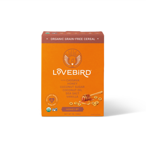 Lovebird® Grain Free Honey Cereal Perspective: front