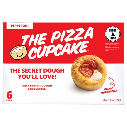 The Pizza Cupcake Pepperoni Frozen Snacks Perspective: front