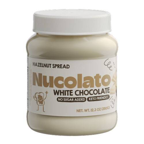 Nucolato® White Chocolate Hazelnut Spread Perspective: front