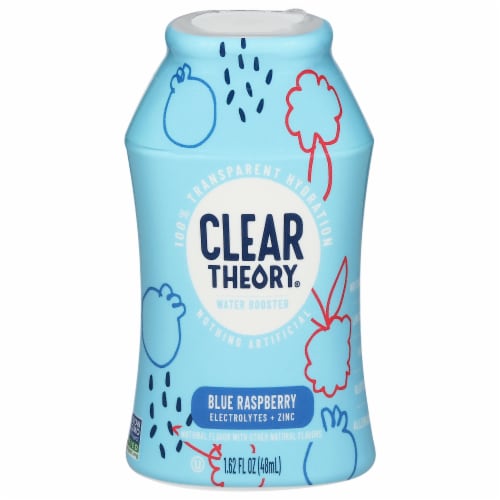 Clear Theory® Blue Raspberry Water Booster Perspective: front
