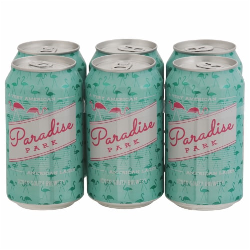 Urban South Brewery Paradise Park American Lager Perspective: front