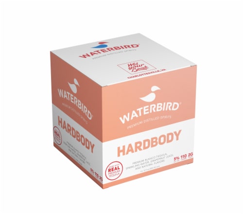 Waterbird Hardbody Premium Blaco Tequila Ready to Drink Cocktail Perspective: front