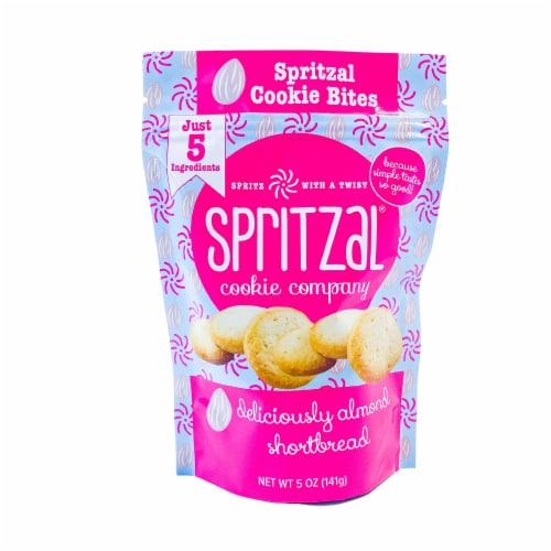 Spritzal® Cookie Company Deliciously Almond Shortbread Cookies Perspective: front
