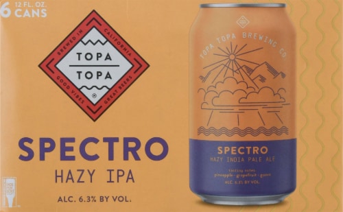 Topa Topa Brewing Co. Spectro Hazy IPA Perspective: front